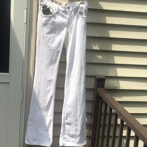 Vintage Juicy Couture Boot Cut/Heart Stitching,White